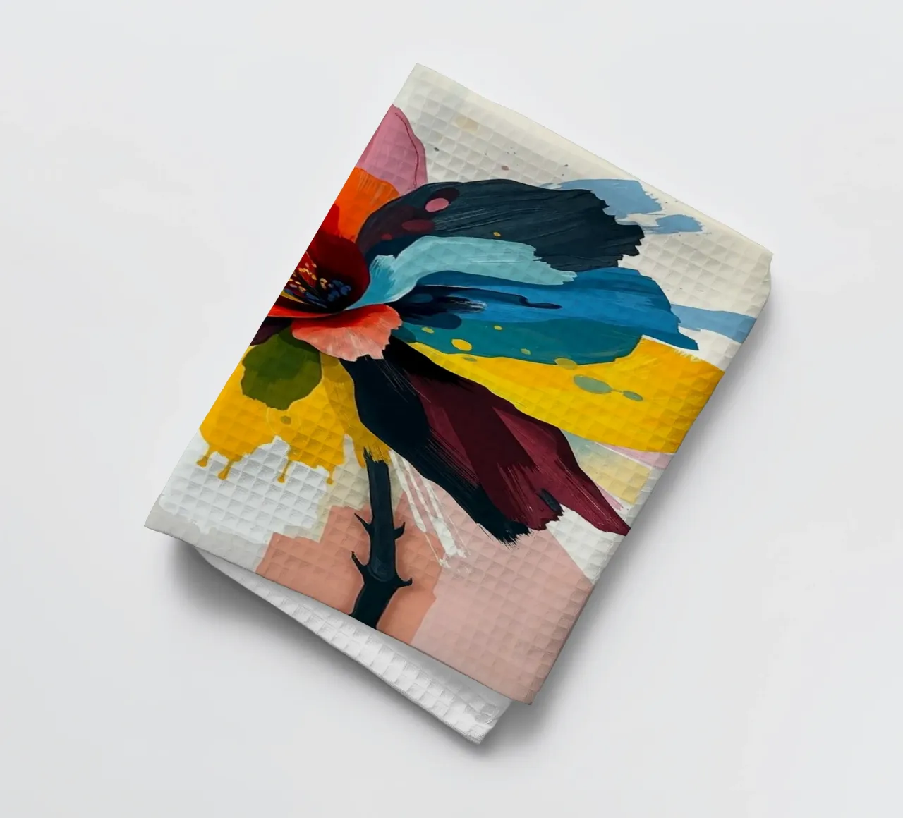 Explosive Bloom tea towel by Artistic-shop