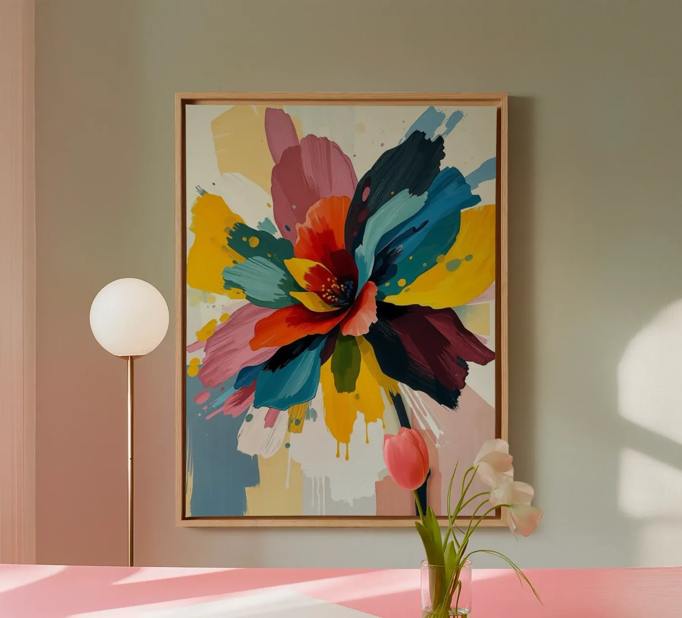 Explosieve bloei canvas van Artistic-shop