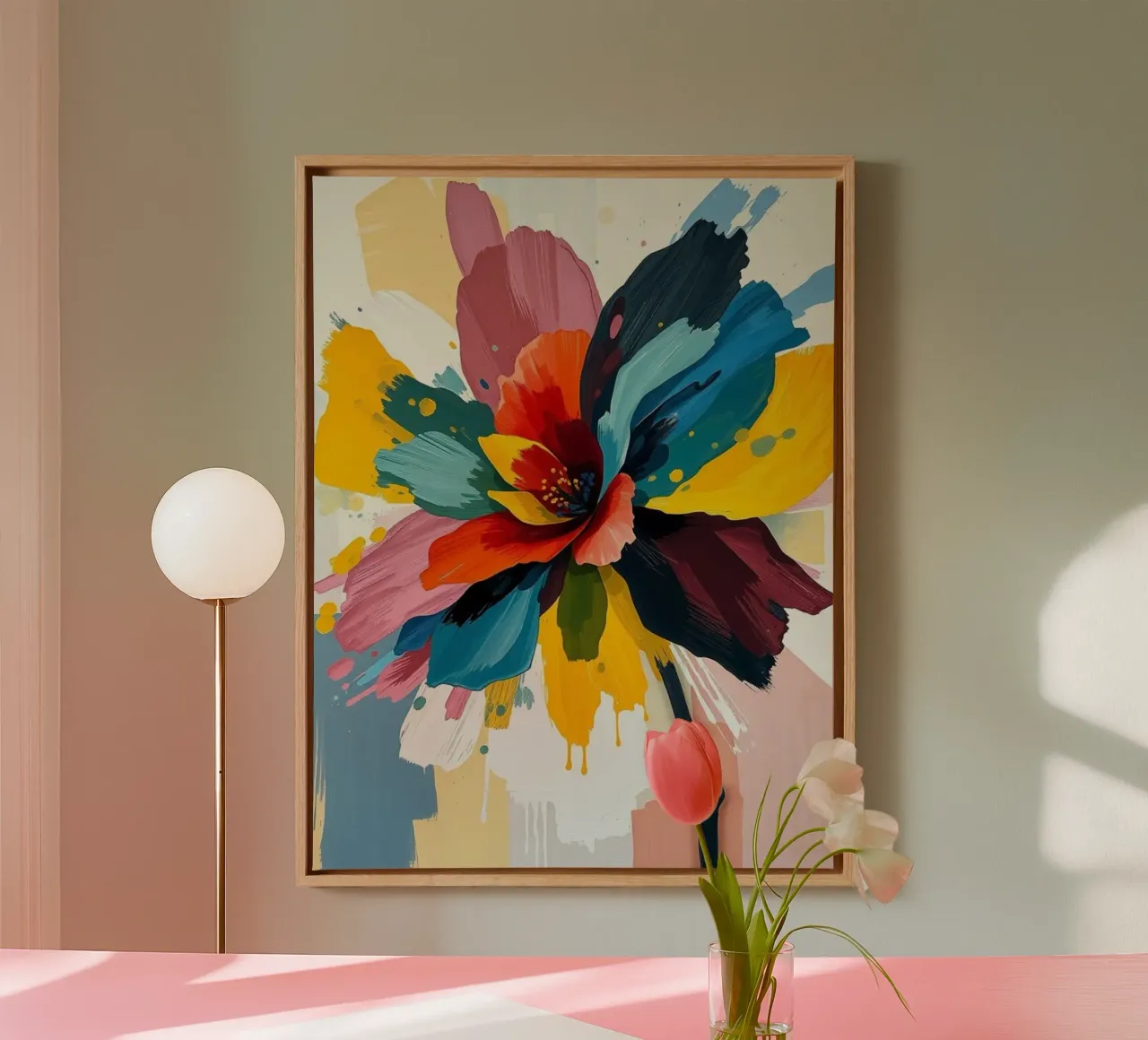 Fioritura esplosiva tela da Artistic-shop