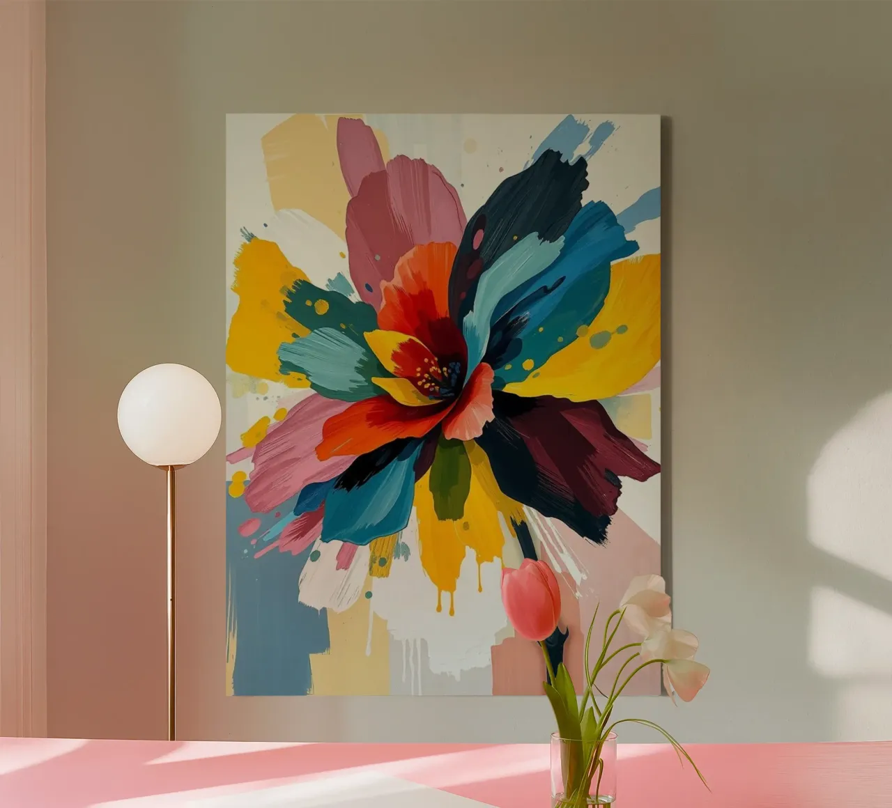 Fioritura esplosiva tela da Artistic-shop