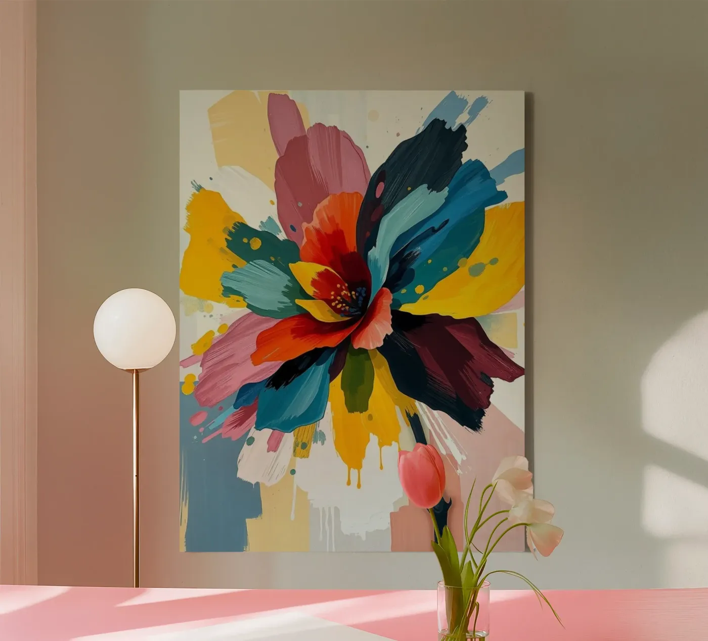 Explosieve bloei canvas van Artistic-shop