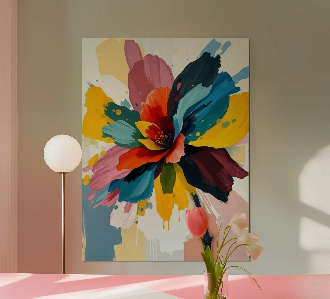 Floraison explosive poster de Artistic-shop