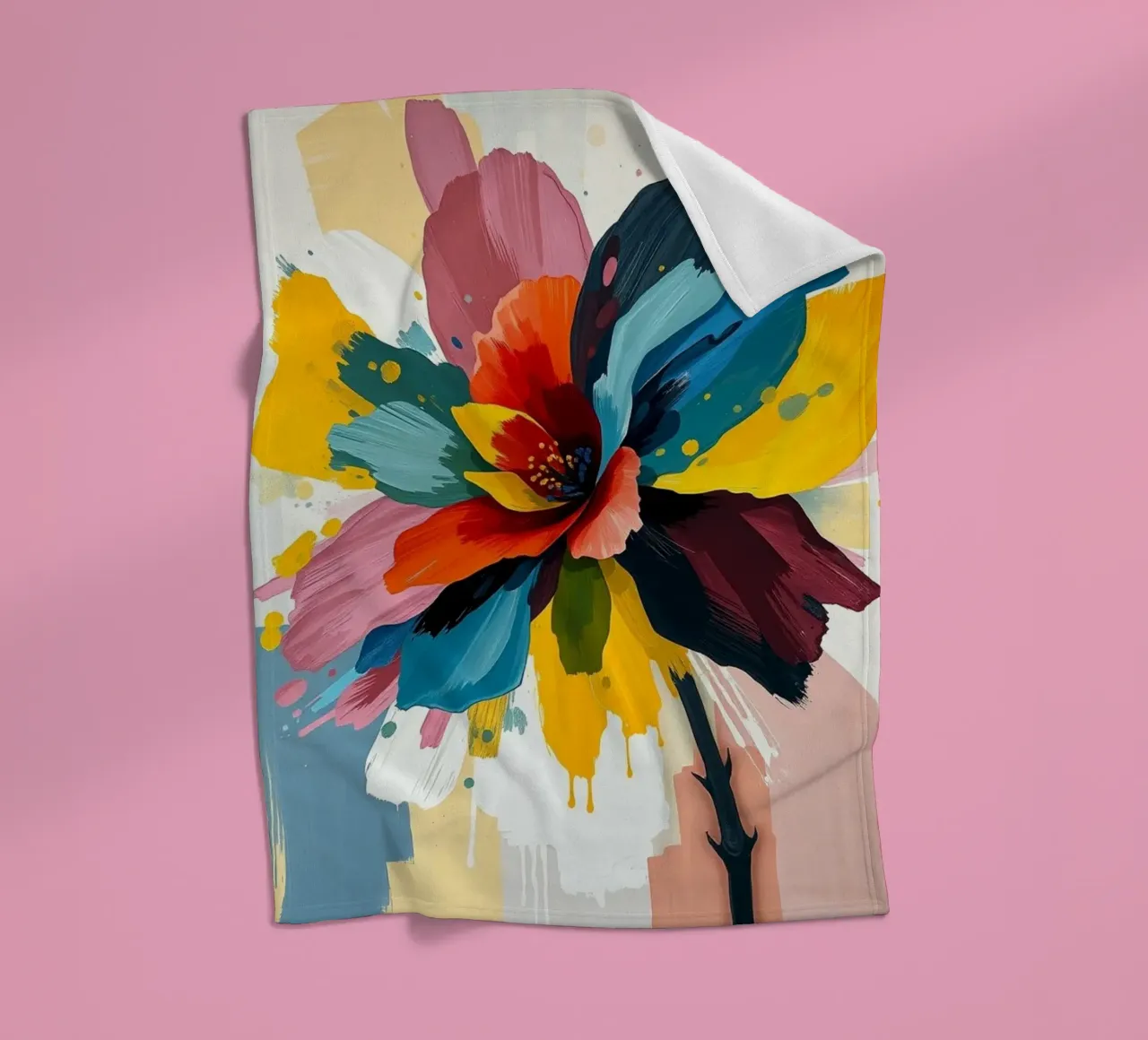 Explosive Blüte Fleecedecke von Artistic-shop