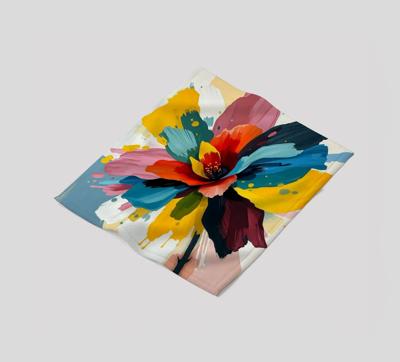 Explosive Blüte Fleecedecke von Artistic-shop