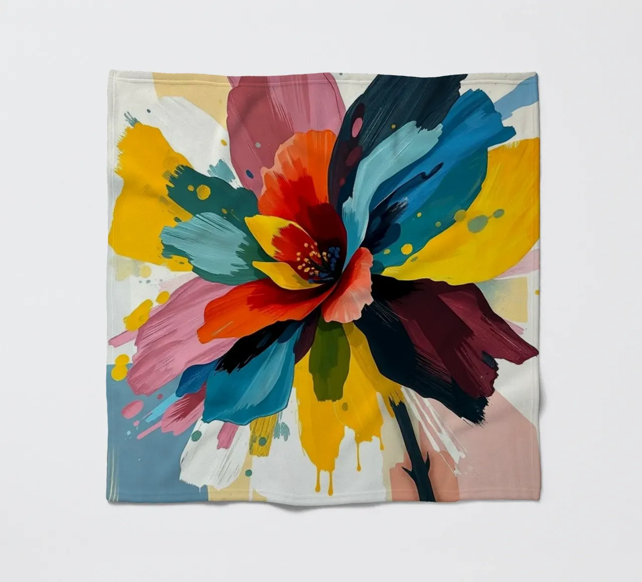 Explosive Blüte Fleecedecke von Artistic-shop