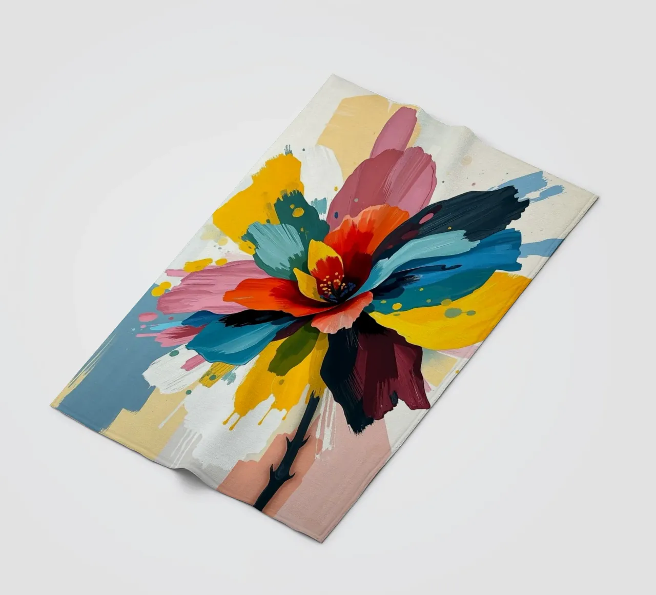 Explosive Blüte Fleecedecke von Artistic-shop