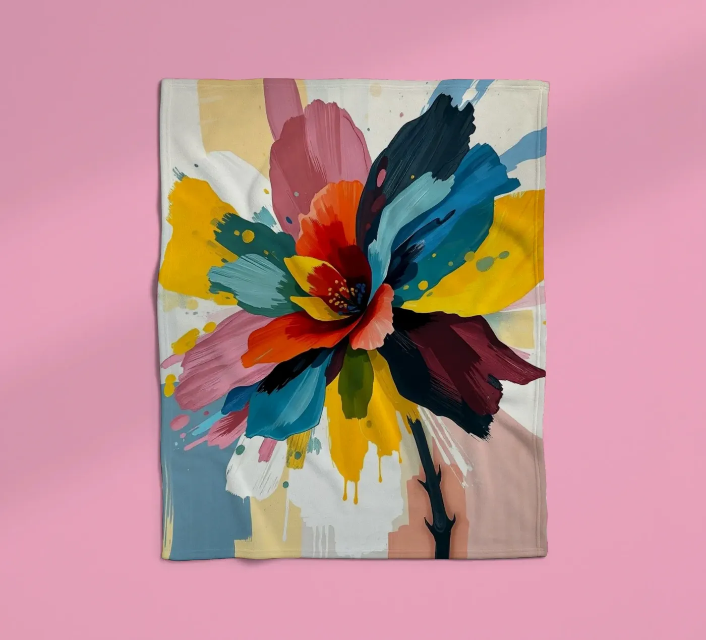 Explosieve bloei fleecedeken van Artistic-shop