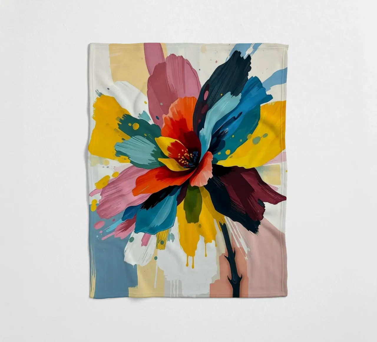 Explosive Blüte Fleecedecke von Artistic-shop