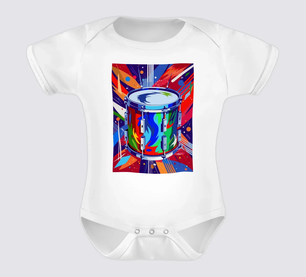 grancassa pittura arte moderna body neonato maniche corte da jasmine