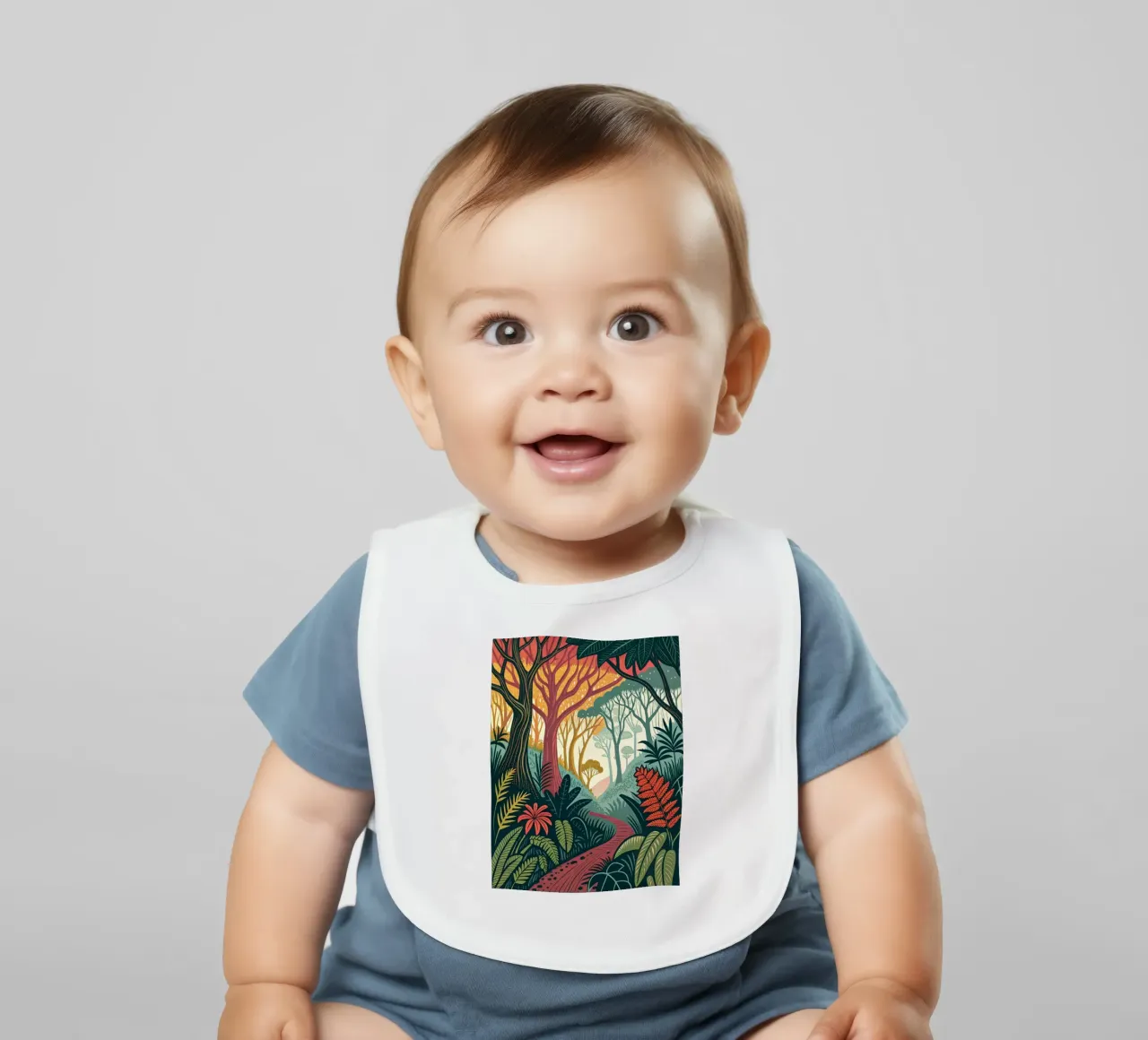 Sentiero della foresta incantata bavaglino da Artistic-shop