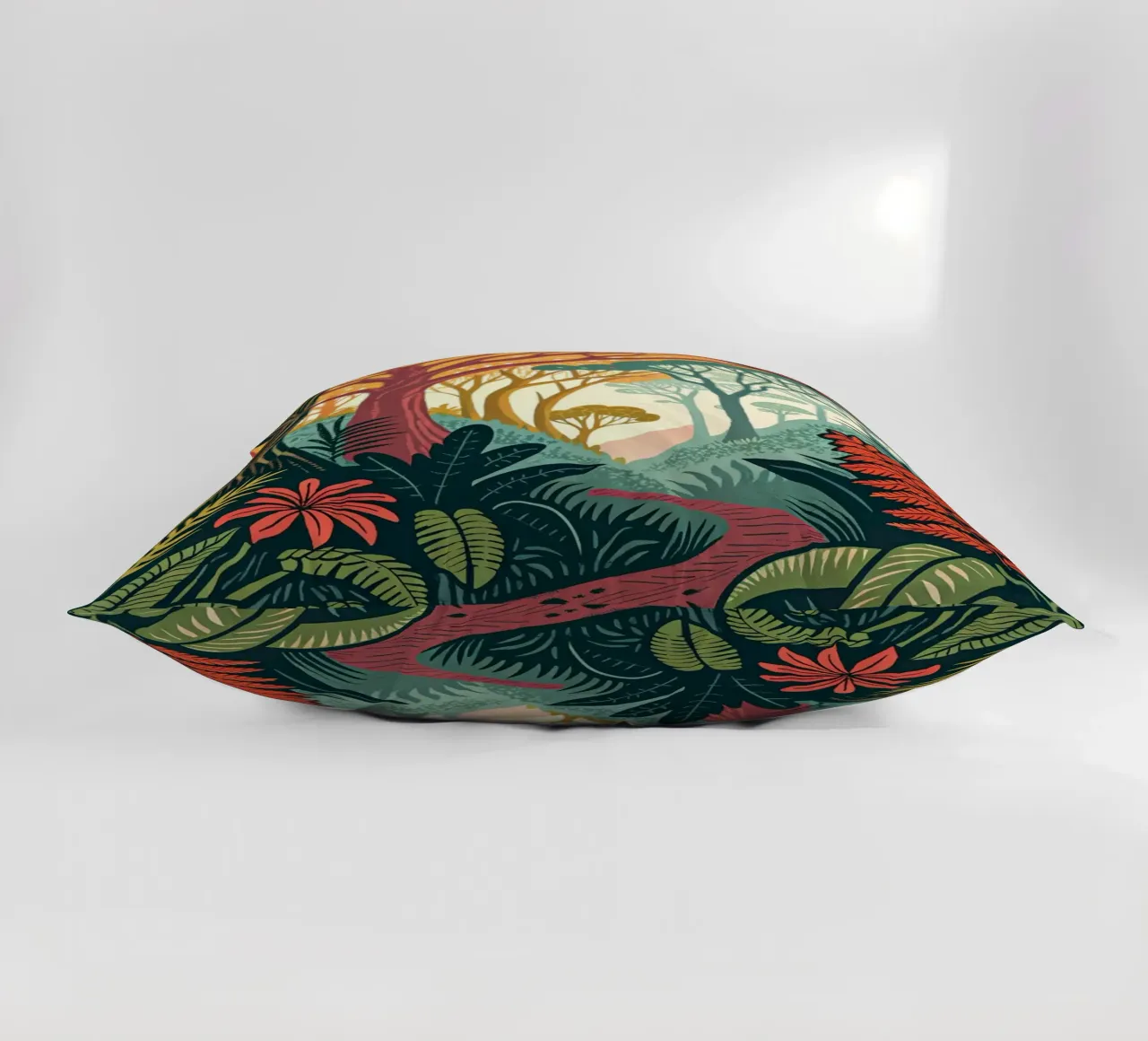 Enchanted Forest Path decorative cushion by Artistic-shop