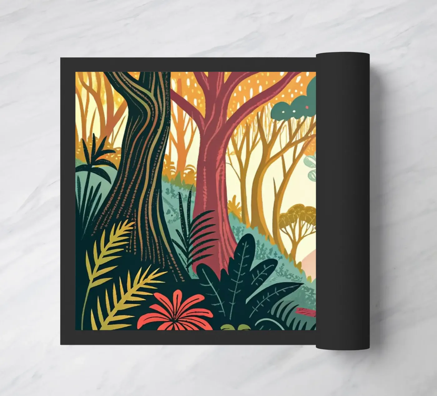 Sentiero della foresta incantata zerbino da Artistic-shop