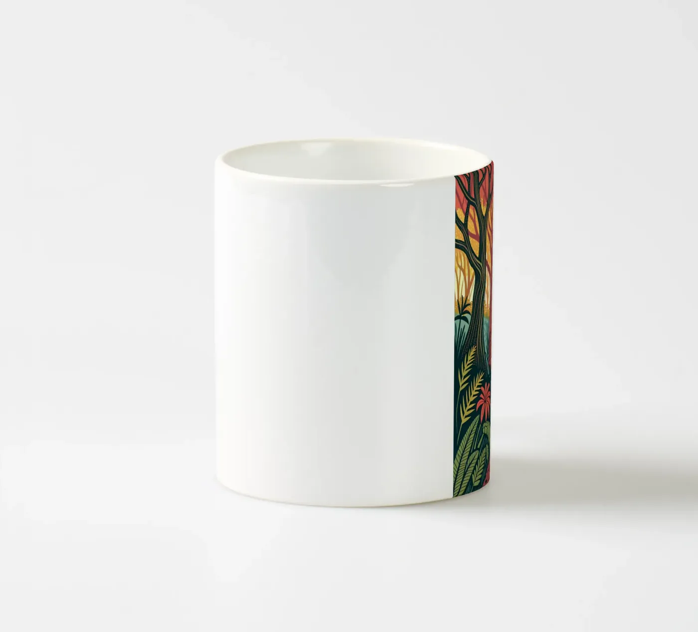 Enchanted Forest Path ceramic mug by Artistic-shop