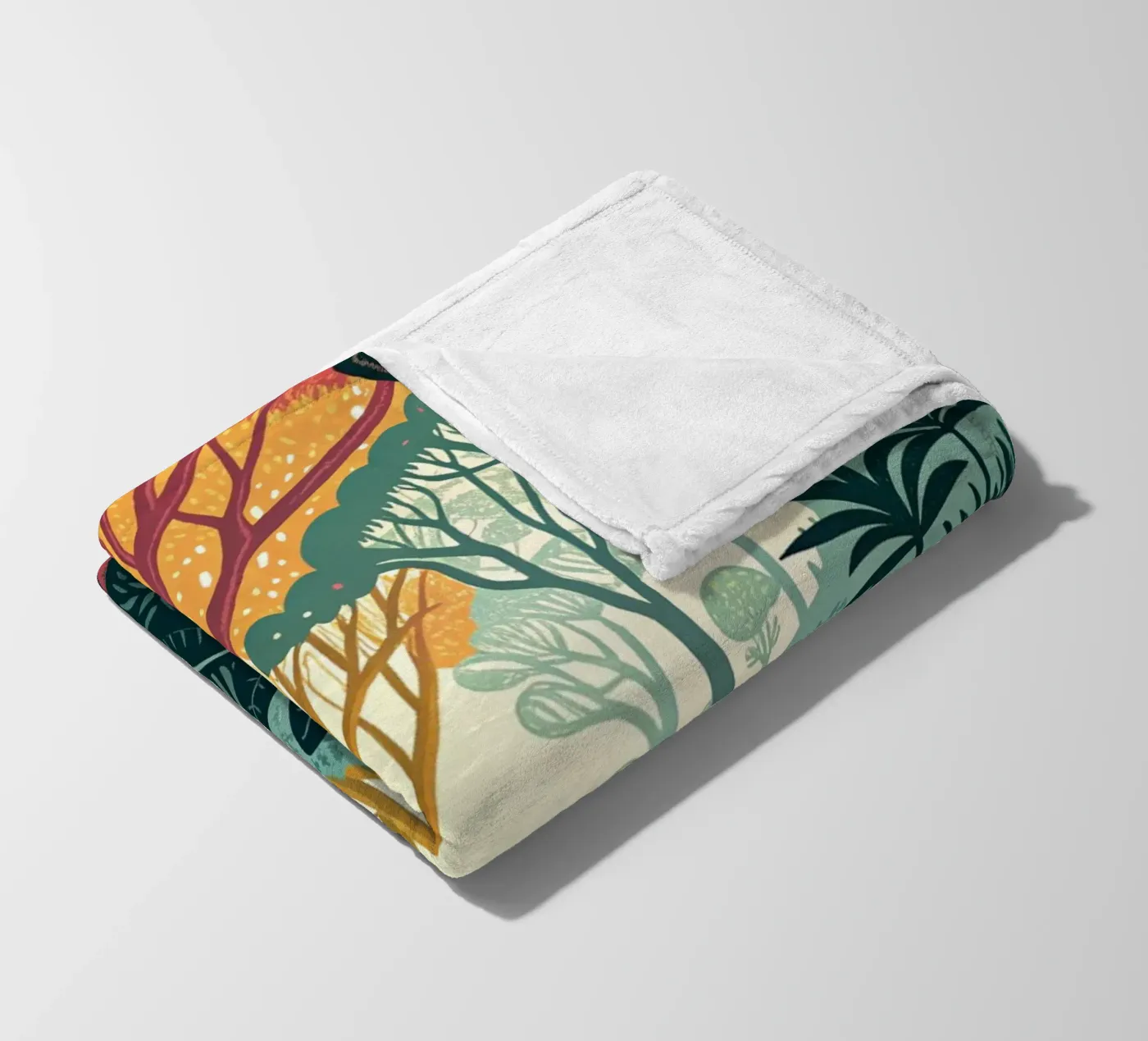 Verwunschener Waldpfad Fleecedecke von Artistic-shop