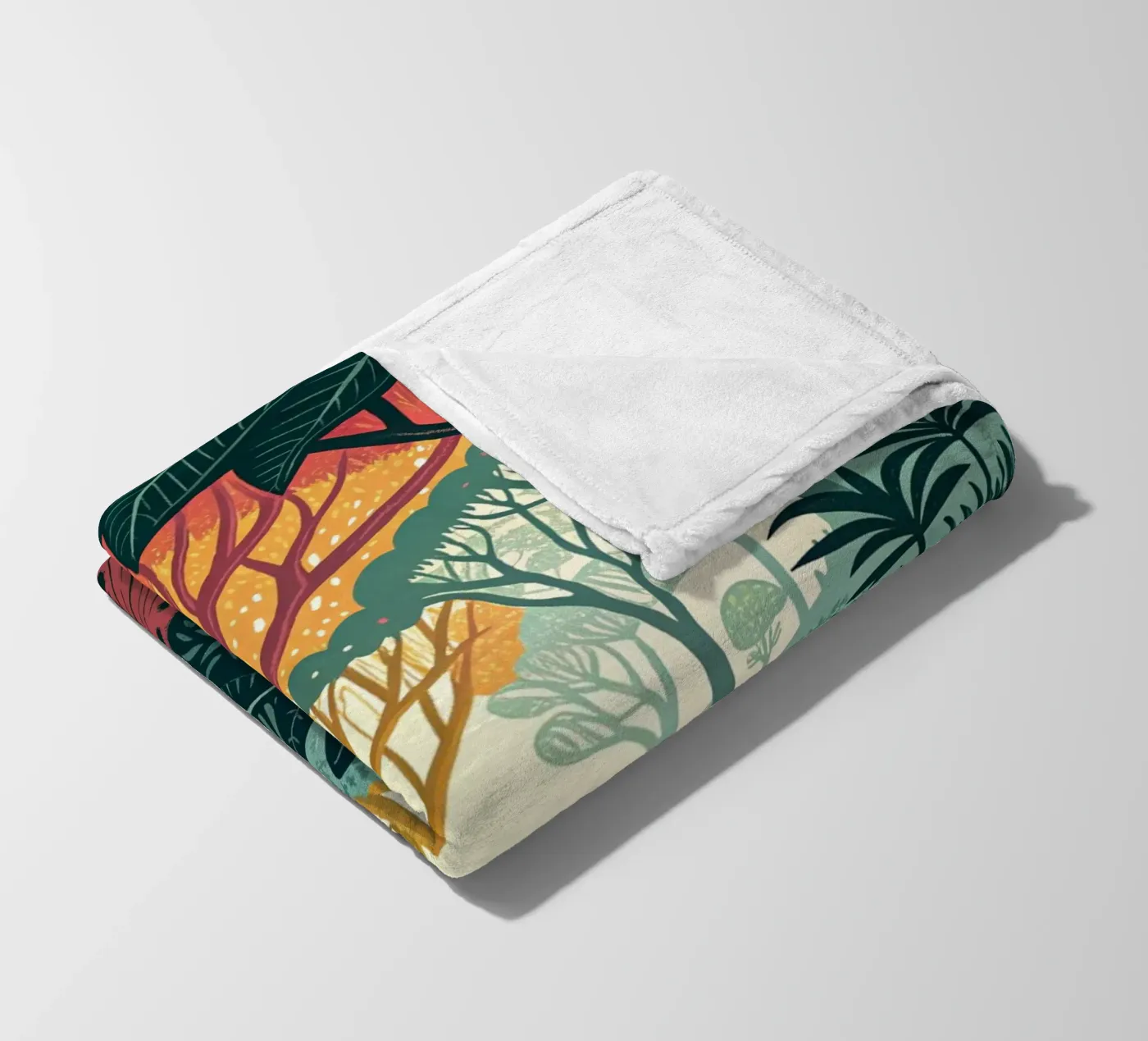 Verwunschener Waldpfad Fleecedecke von Artistic-shop