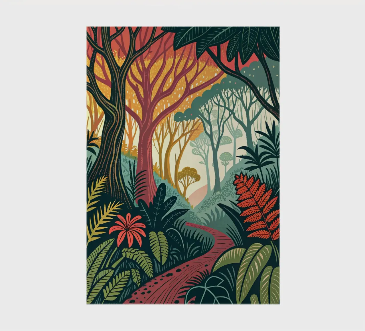 Chemin de la forêt enchantée carnet de notes de Artistic-shop