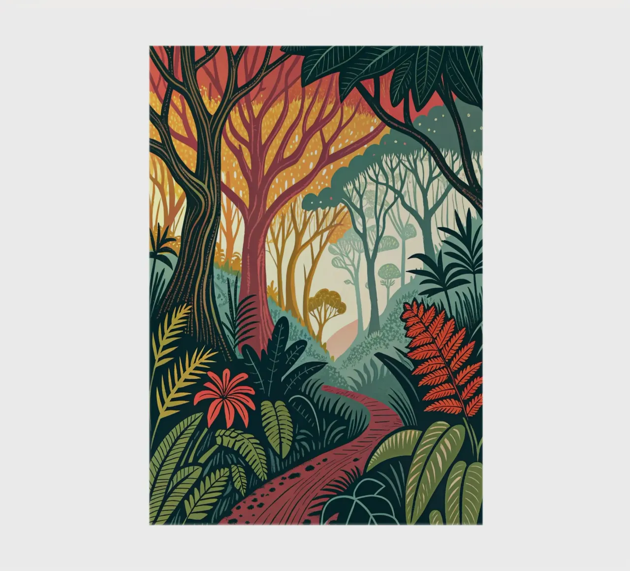 Chemin de la forêt enchantée carnet de notes de Artistic-shop