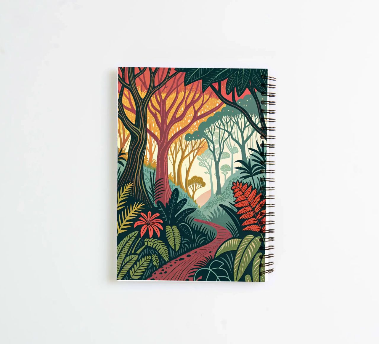 Enchanted Forest Path spiral notebook by Artistic-shop