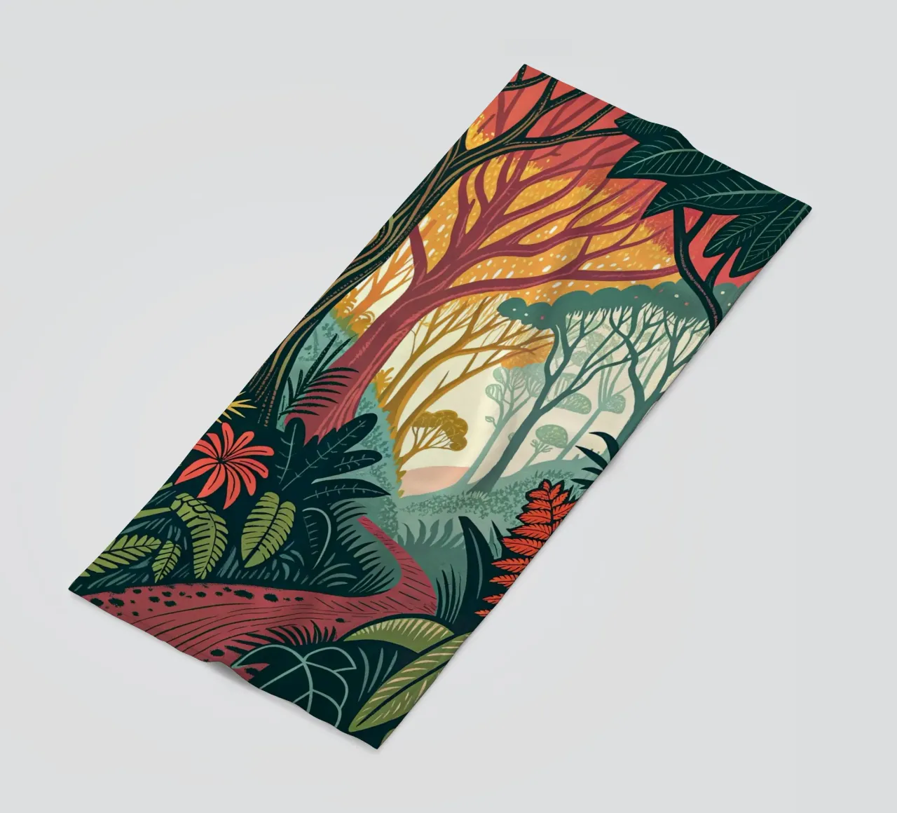 Enchanted Forest Path beach towel by Artistic-shop