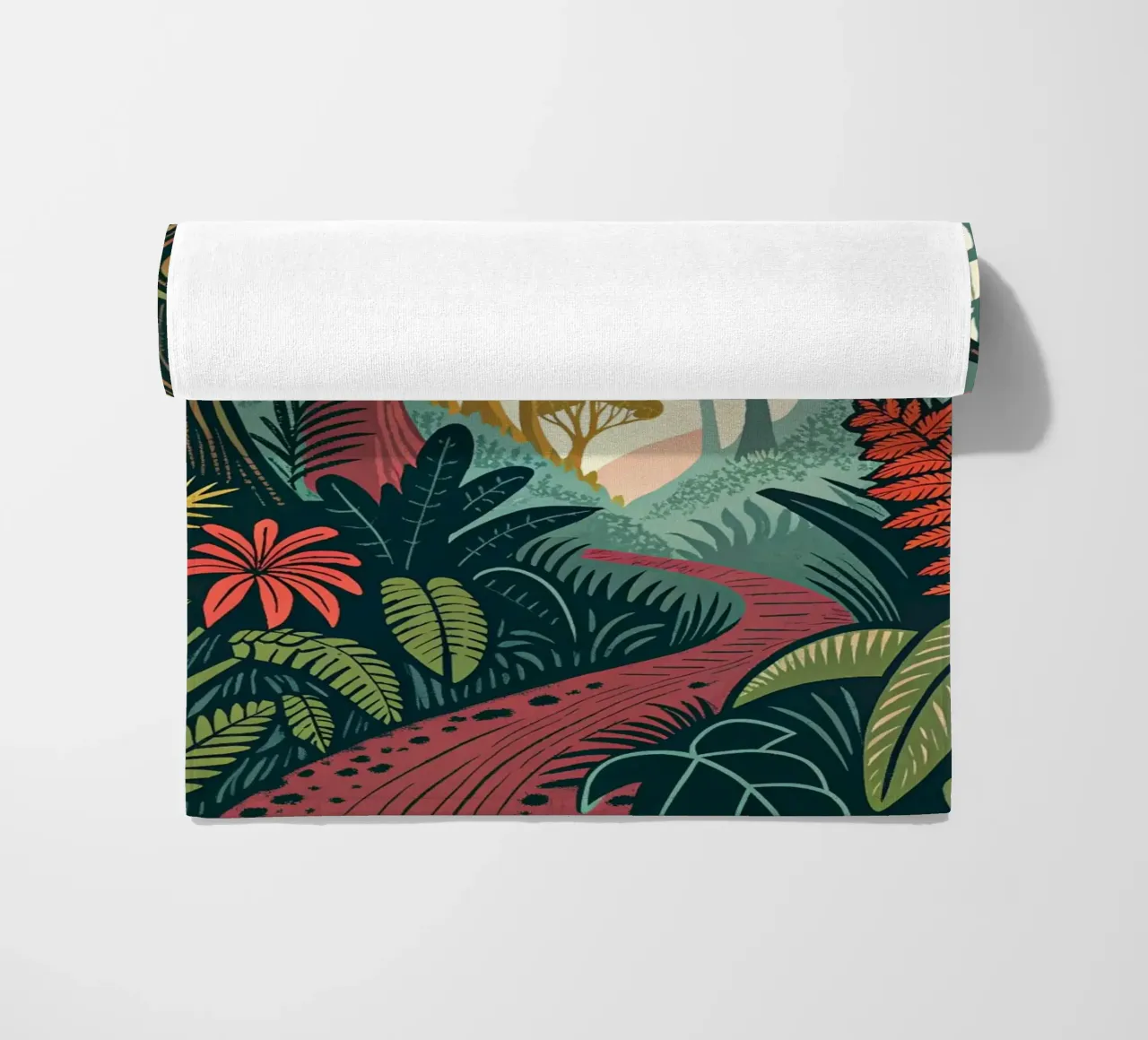 Enchanted Forest Path beach towel by Artistic-shop