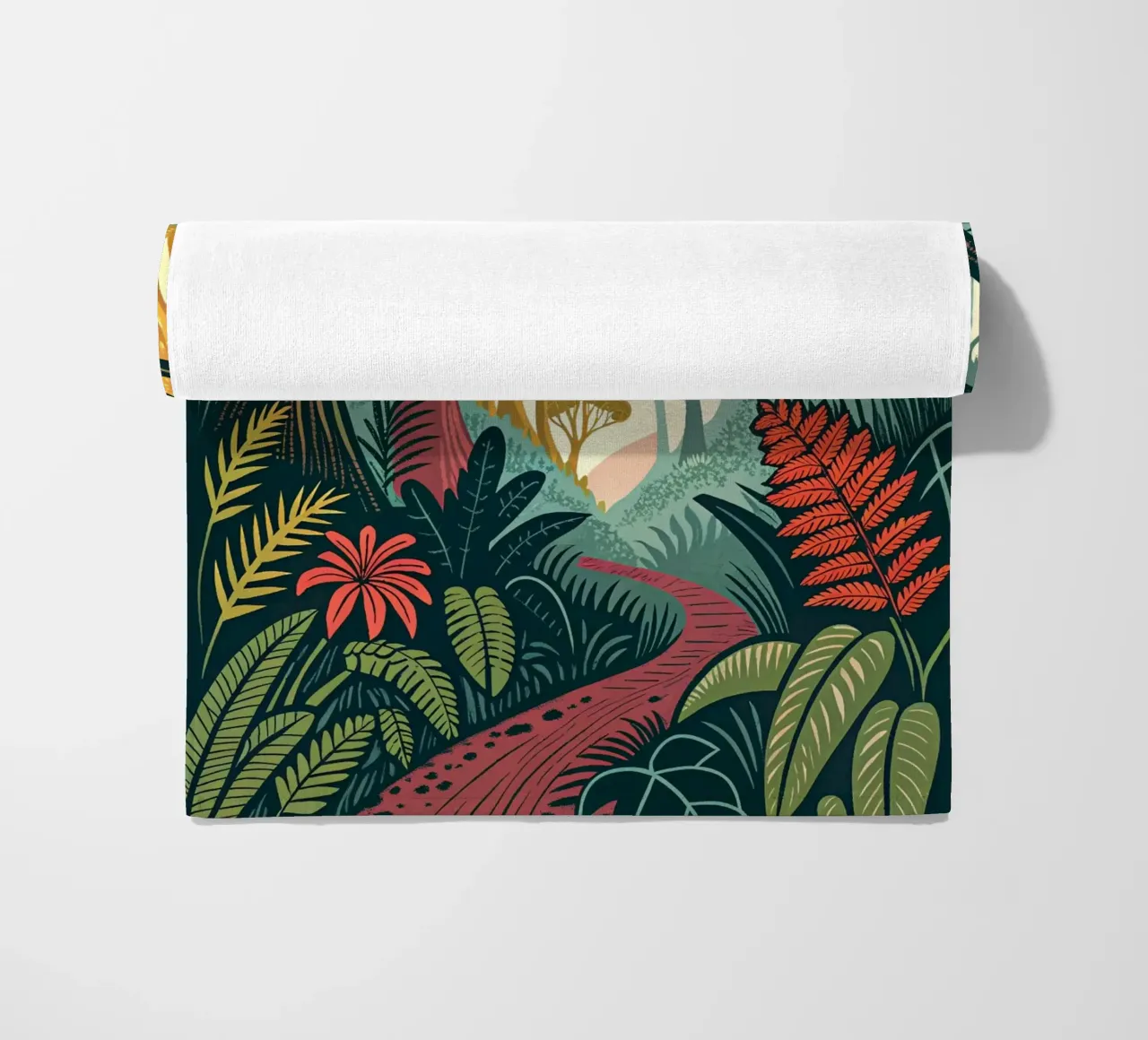 Enchanted Forest Path beach towel by Artistic-shop