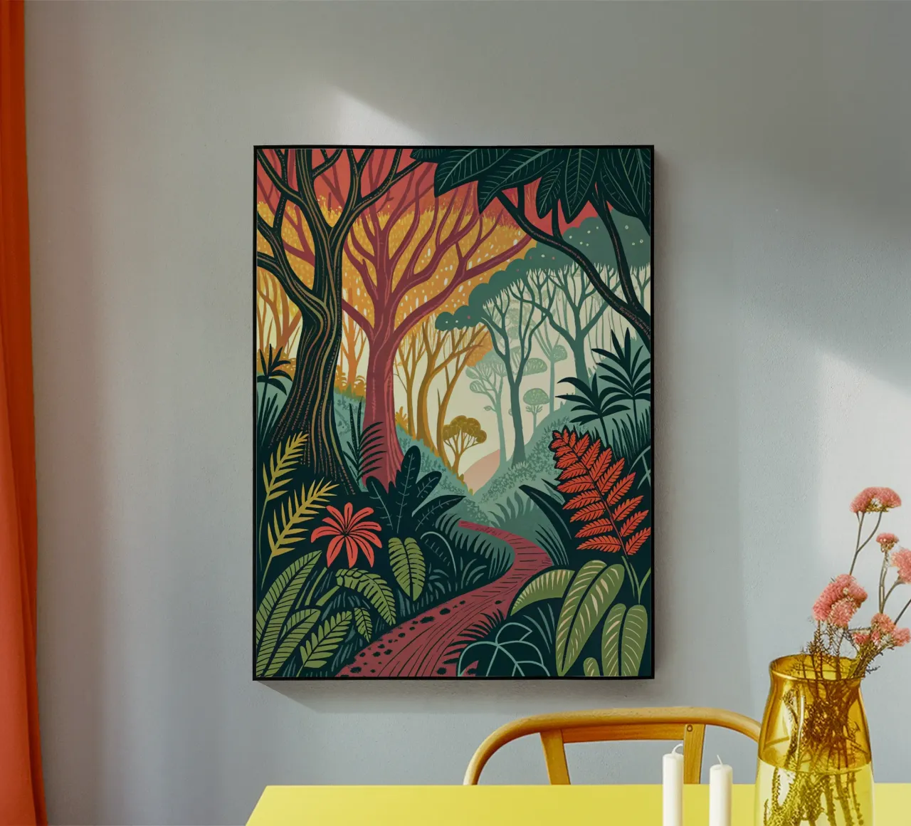 Sentiero della foresta incantata plexiglass da Artistic-shop