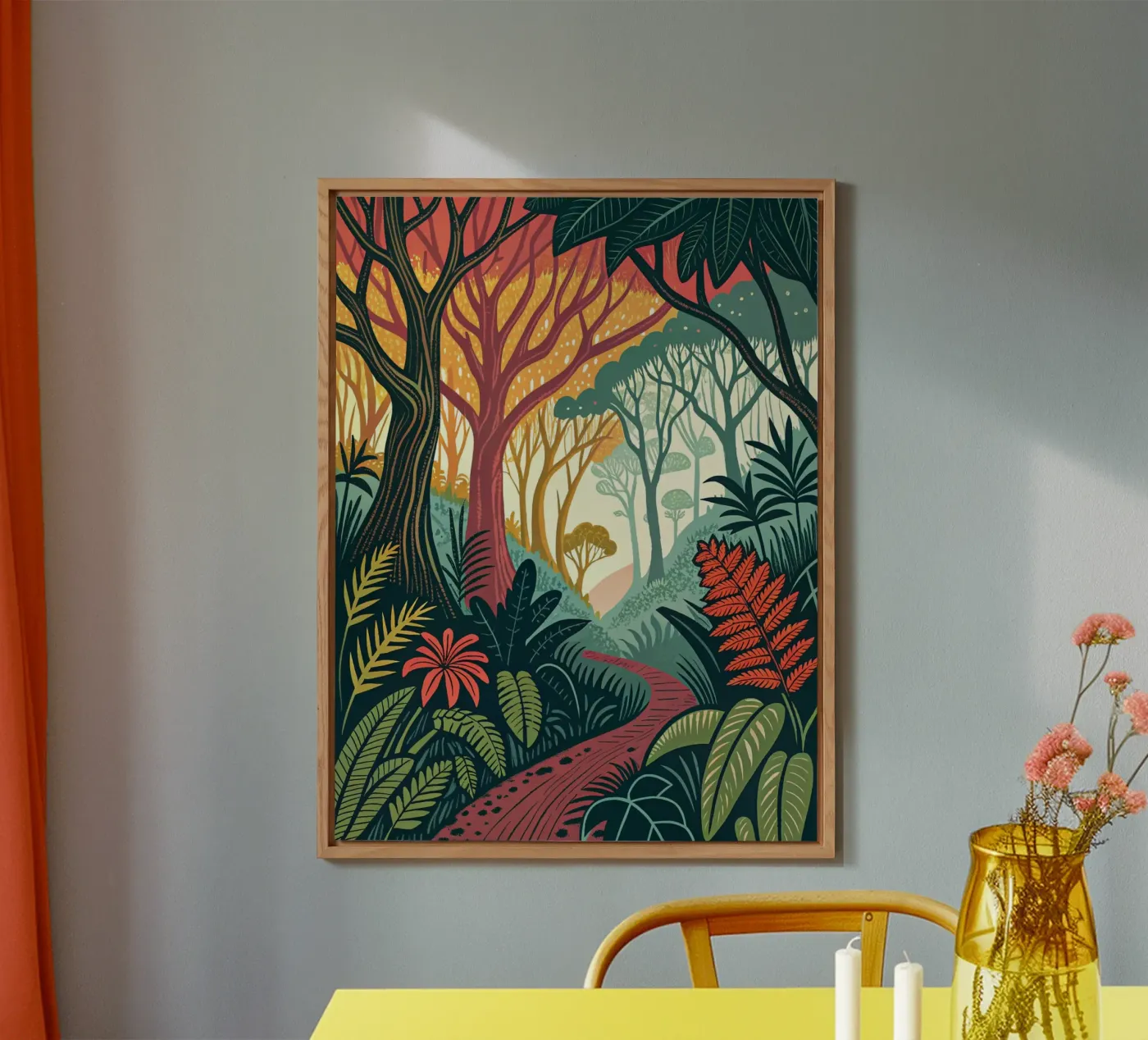 Enchanted Forest Path forex plate by Artistic-shop