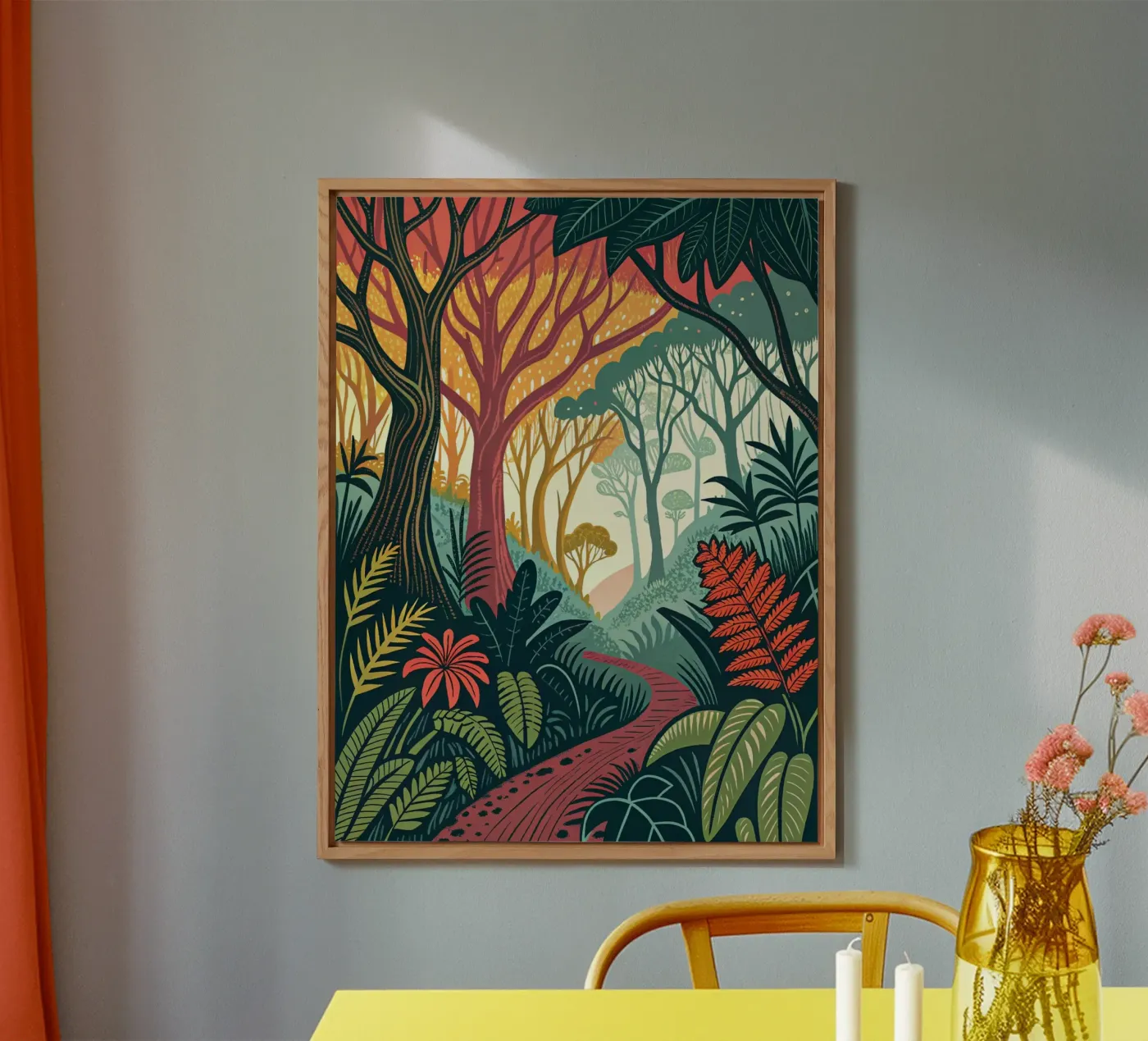 Enchanted Forest Path forex plate by Artistic-shop