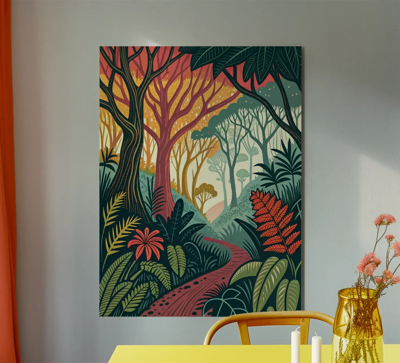 Enchanted Forest Path forex plate by Artistic-shop