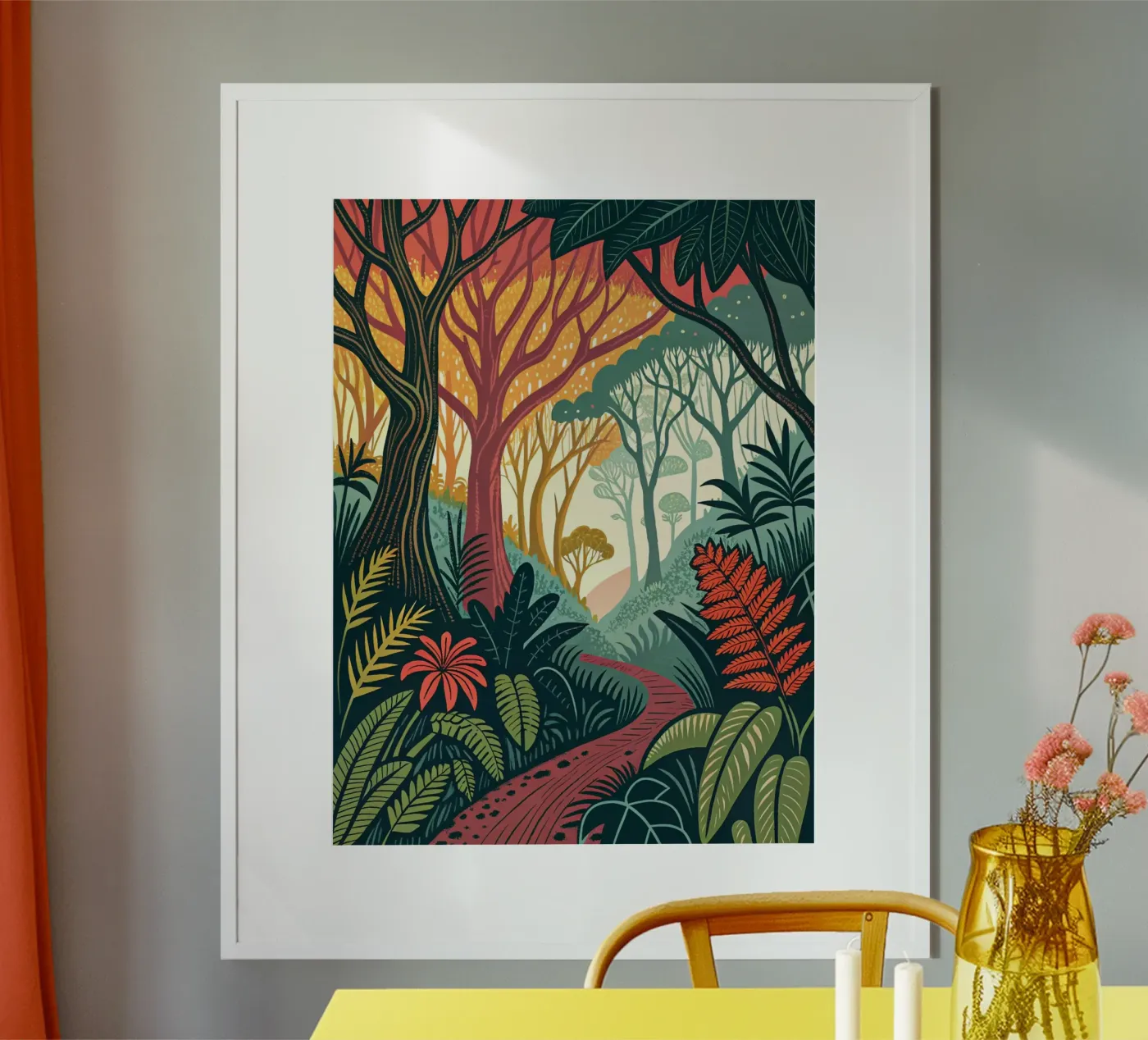 Sentiero della foresta incantata poster da Artistic-shop