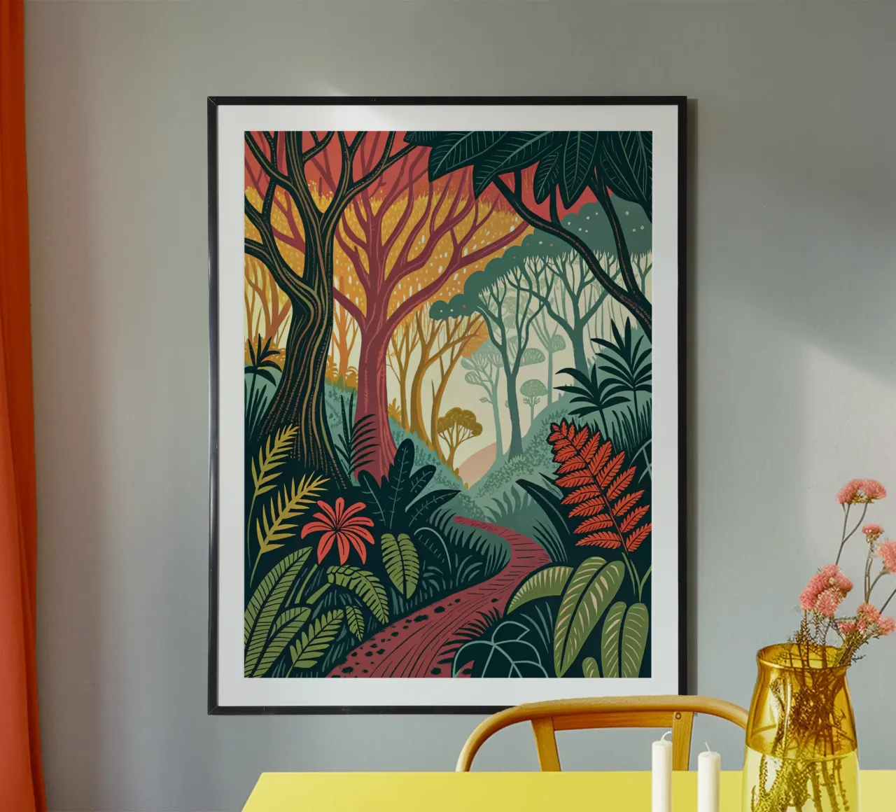 Verwunschener Waldpfad Hahnemühle von Artistic-shop