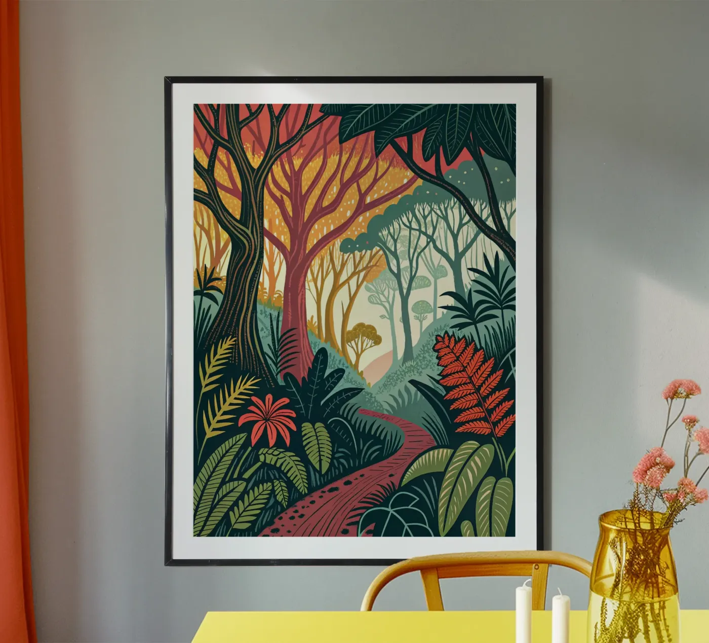 Sentiero della foresta incantata poster da Artistic-shop