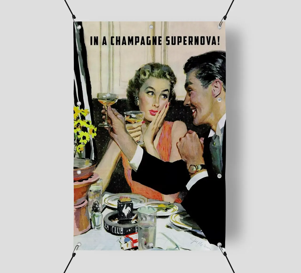 In A Champagne Supernova! pvc cover by Gallery Print and Art Limited