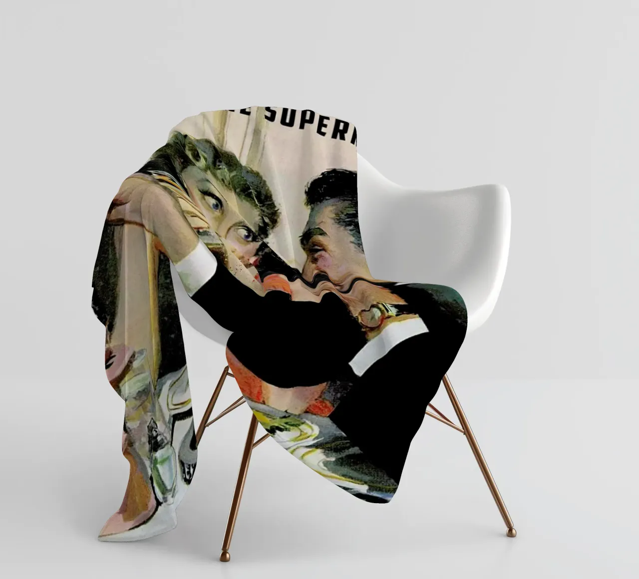 In A Champagne Supernova! fleece blanket by Gallery Print and Art Limited