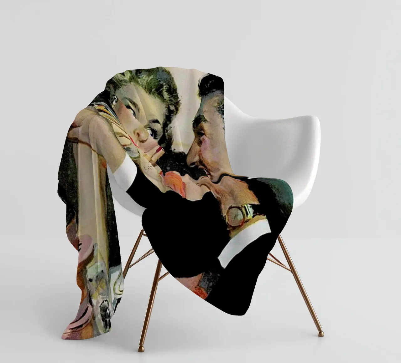 In A Champagne Supernova! fleece blanket by Gallery Print and Art Limited