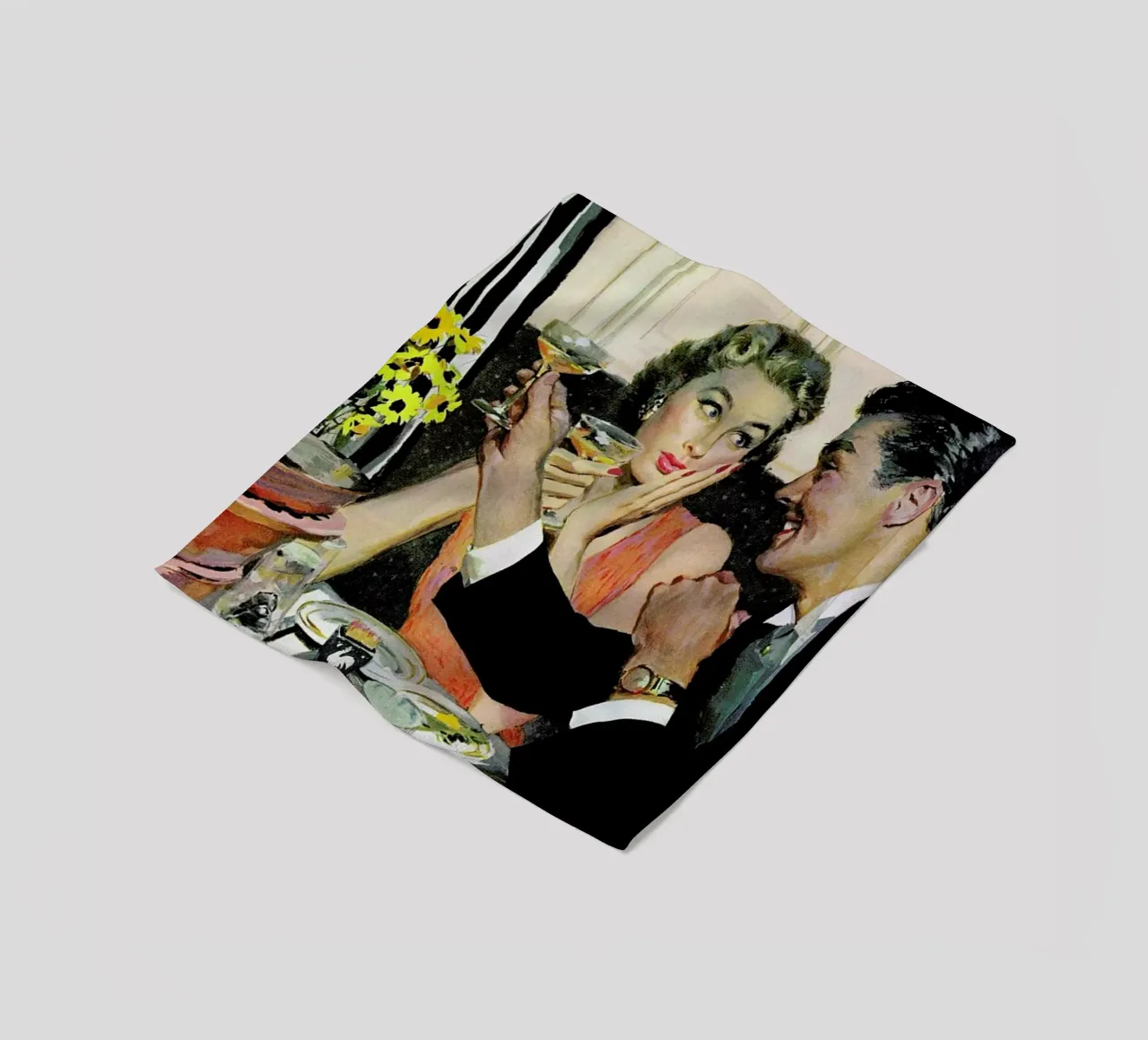 In A Champagne Supernova! fleece blanket by Gallery Print and Art Limited