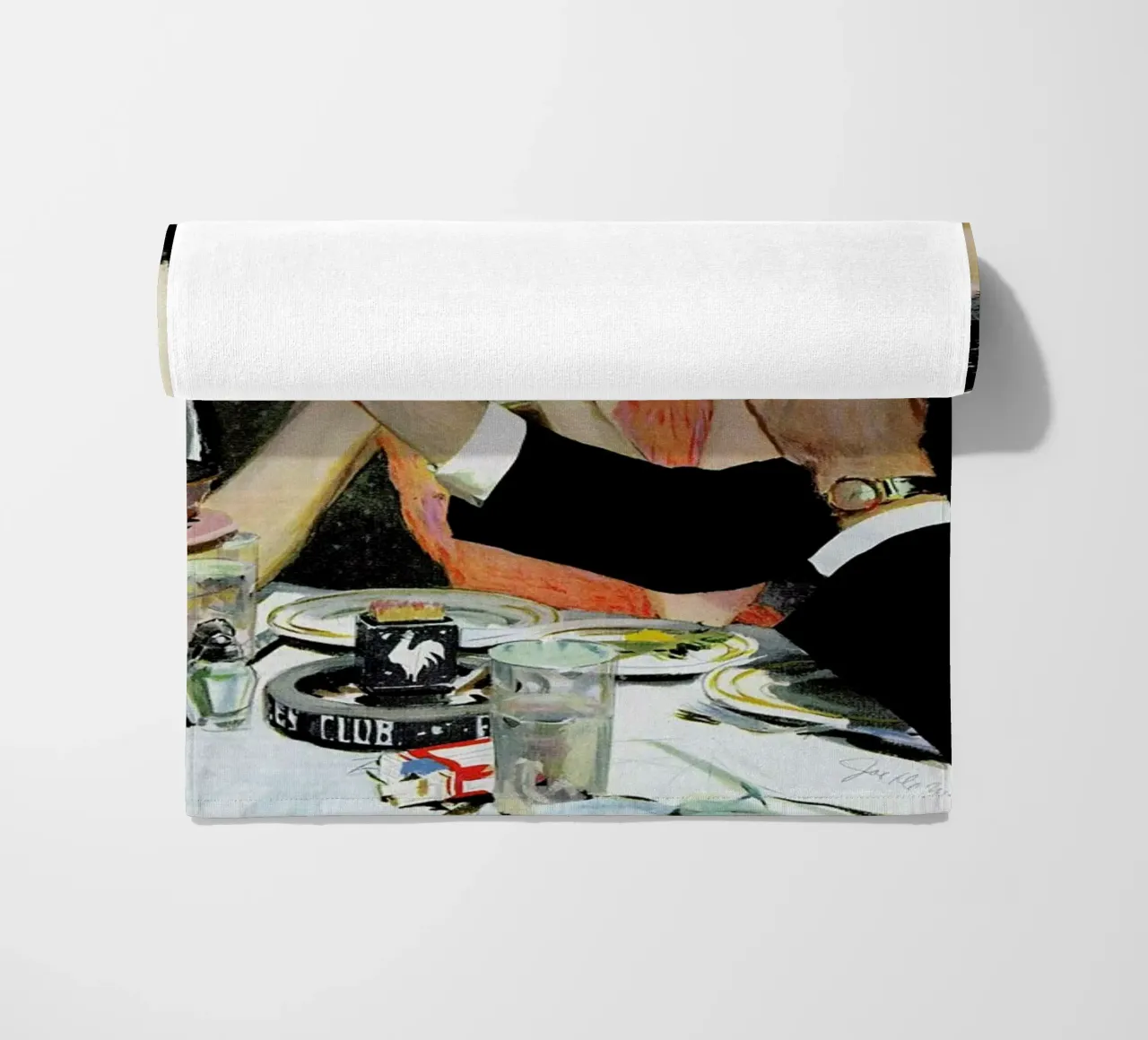 In A Champagne Supernova! beach towel by Gallery Print and Art Limited