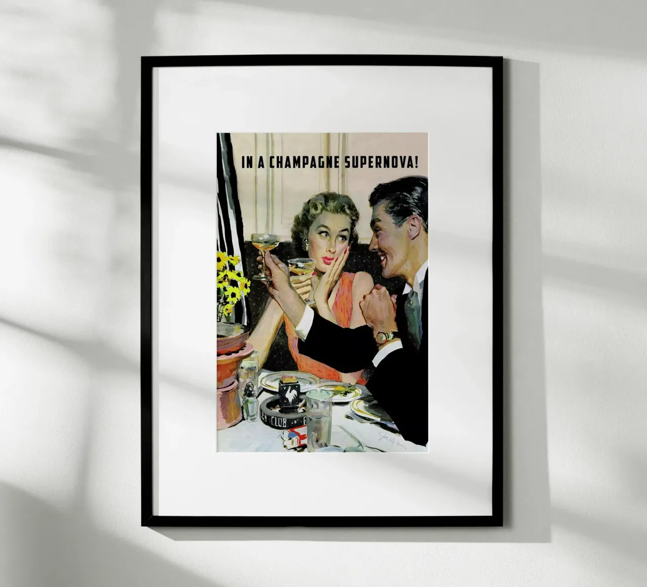 In A Champagne Supernova! poster by Gallery Print and Art Limited