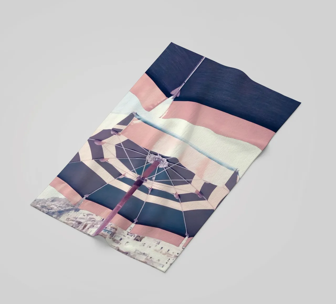 Beach Umbrella Positano telo mare da GraceDigitalArtCo