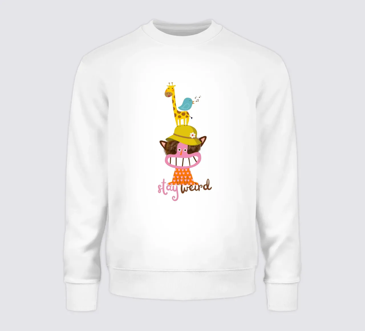 stay weird felpa da fummelhummel