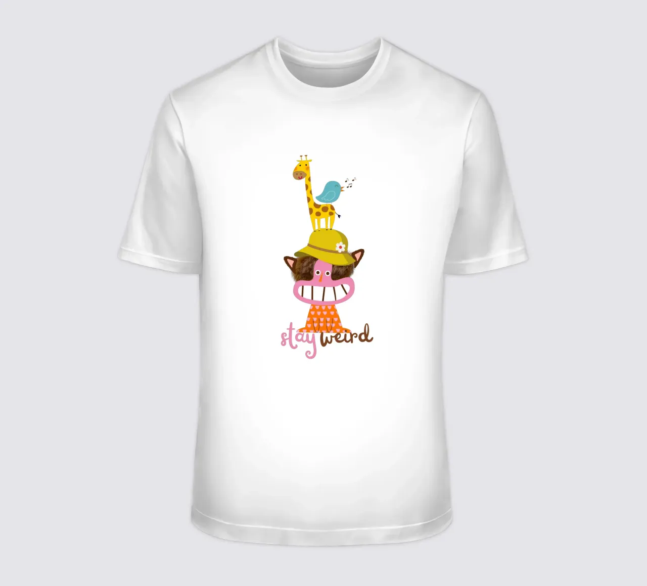 stay weird t-shirt da fummelhummel