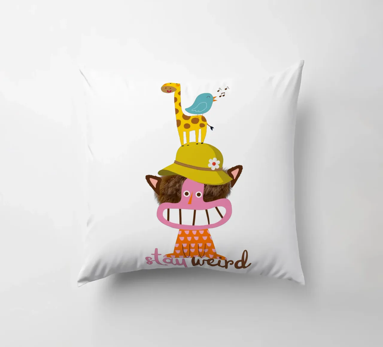 stay weird cuscino da fummelhummel