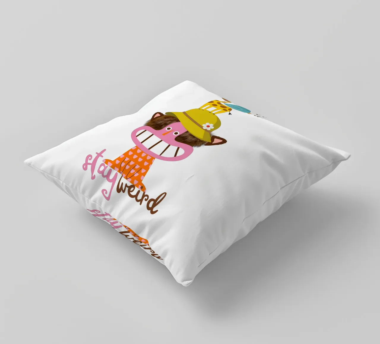 stay weird cuscino da fummelhummel