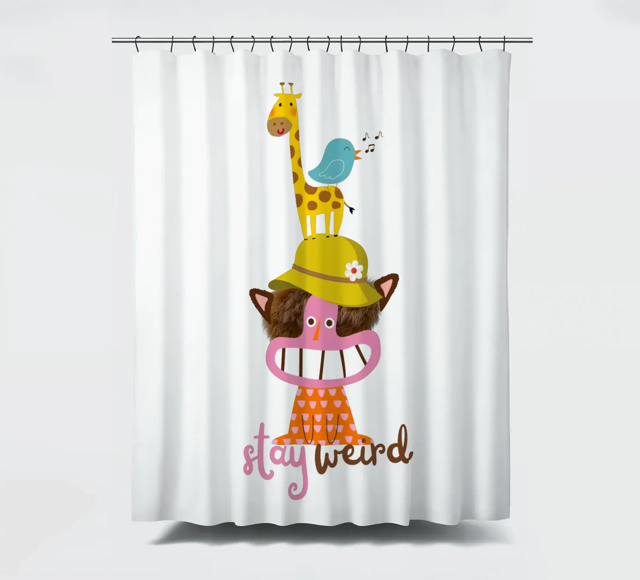 stay weird Duschvorhang von fummelhummel