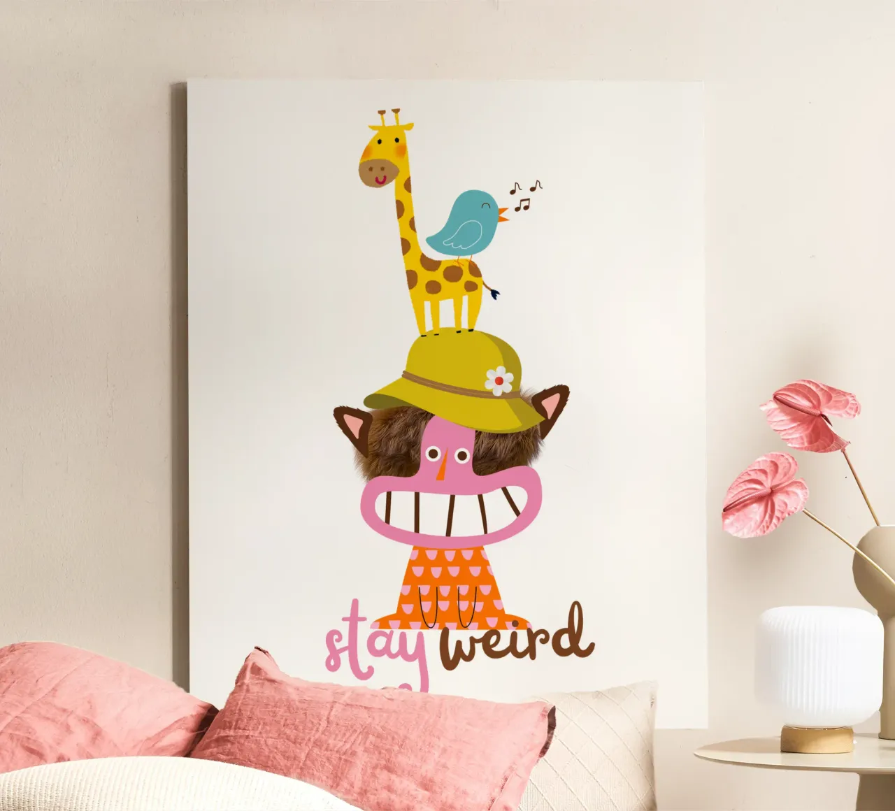 stay weird canvas by fummelhummel