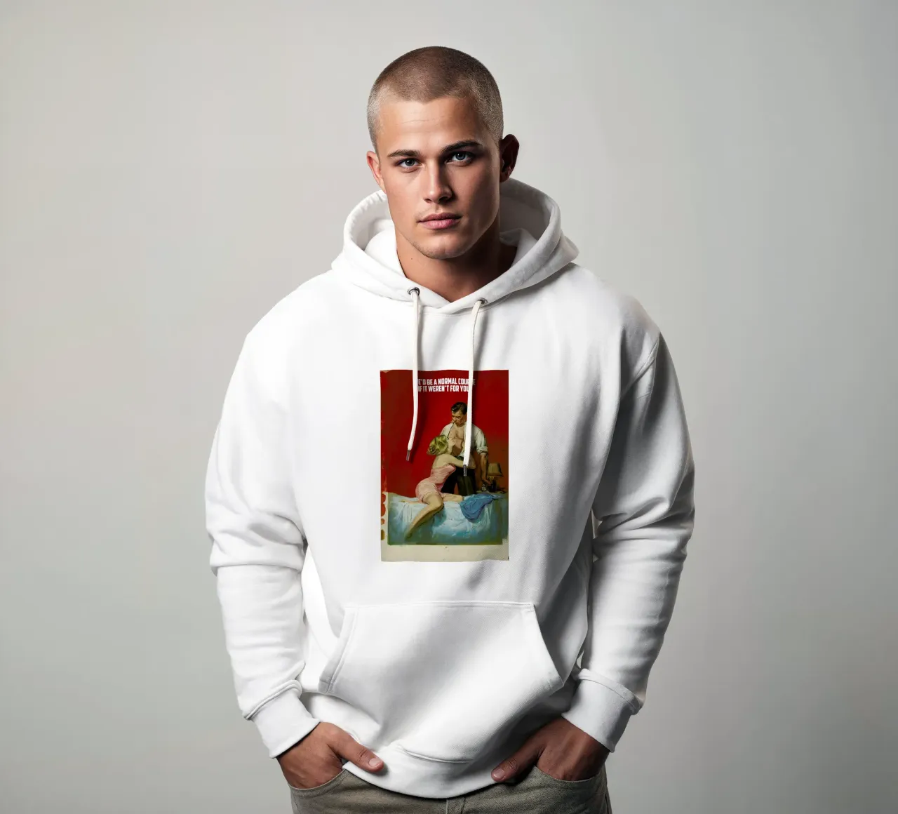 We'd Be A Normal Couple hoodie by Gallery Print and Art Limited