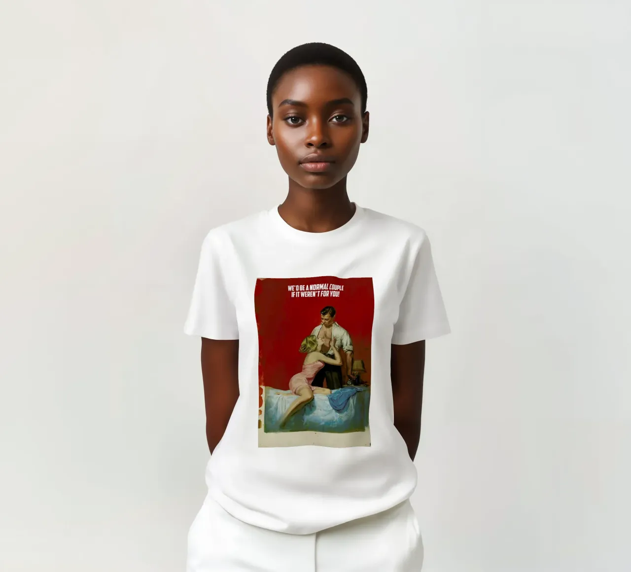 We'd Be A Normal Couple t-shirt by Gallery Print and Art Limited