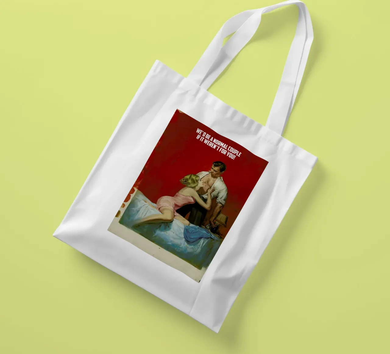 We'd Be A Normal Couple tote bag by Gallery Print and Art Limited