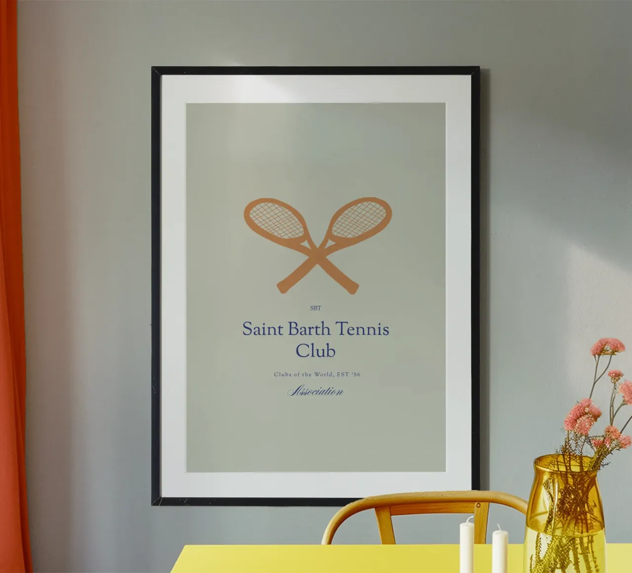 Saint Barth Club No 02 poster da treechild