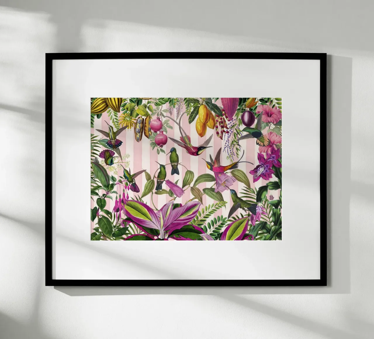 Paradiso esotico nascosto dei colibrì poster da Andrea Haase Vintage World